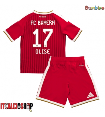Bayern Munich Michael Olise #17 Prima Maglia Bambino 2026-27 Manica Corta (+ Pantaloni corti)